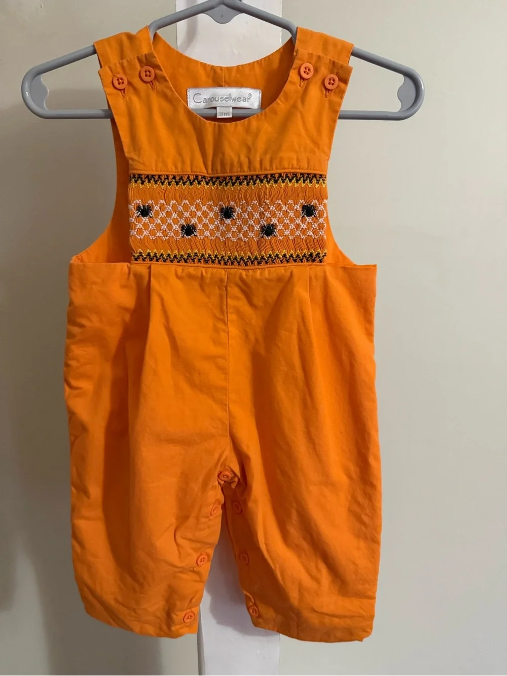 Carouselwear Smocked Halloween Longalls